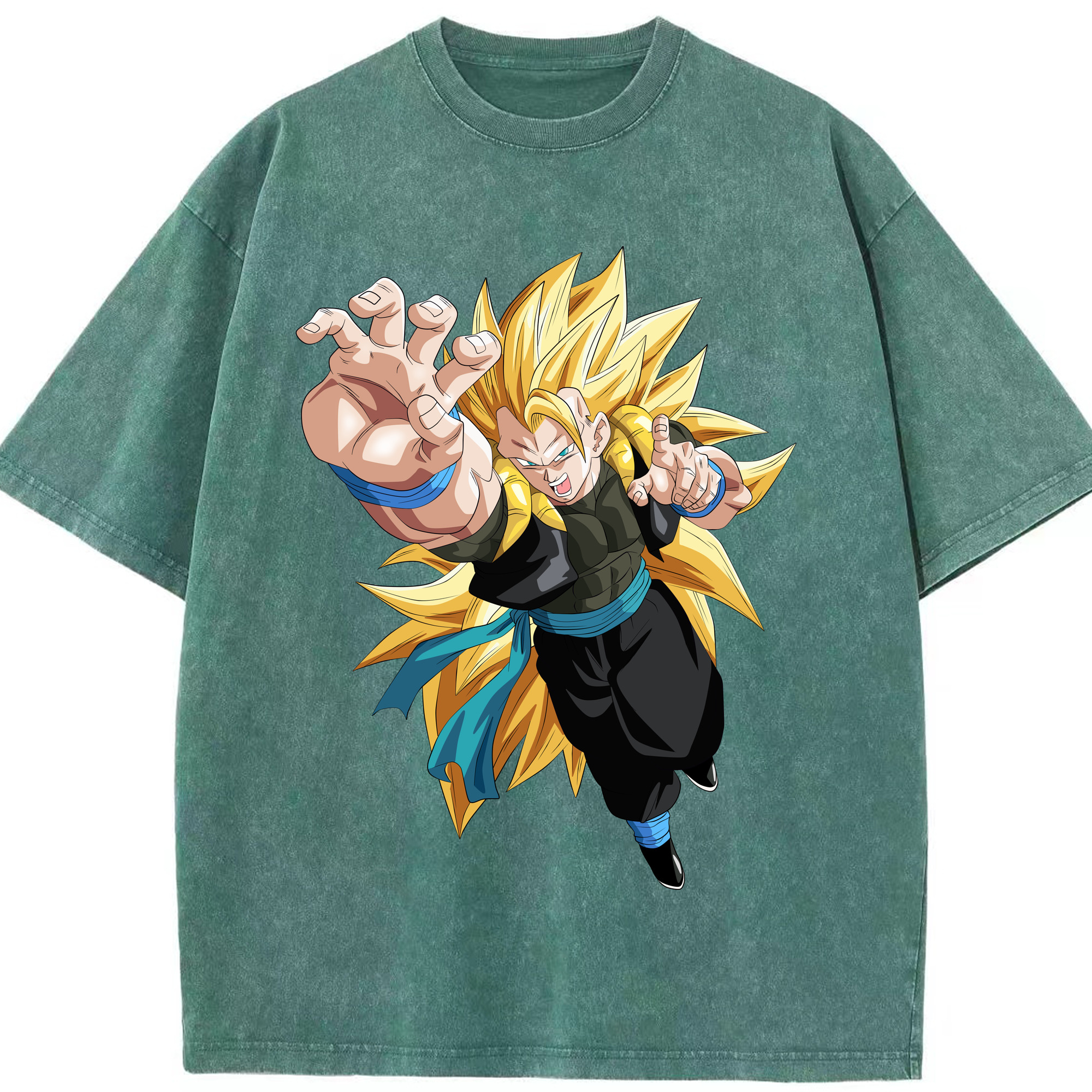 （画像用） ドラゴンボール ベジータ四世（Bejīta Yonsei）DRAGON BALL Vegeta IV 綿100% ヴィンテージ風 半袖Tシャツ（フロントプリント）